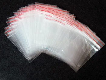 100 kozarcev/veliko 10x15cm Nakit Ziplock Zip Zip Lock Reclosable Plastičnih Poli Jasno Vrečke