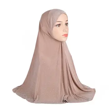 Ramadana Muslimanske Ženske Režijske Molitev Hidžab Dolg Šal Islamske Arabski Glavo Zaviti Šal Poln Kritje Vratu Amira Šal Niqab Burqa Nova
