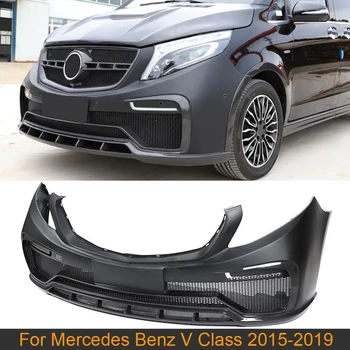 Avto Sprednji Odbijač Telo Kompleti Za Mercedes-Benz V Razred V250 V220d - 2019 Pravi Ogljikovih Vlaken Sprednji Odbijač Varovala BodyKit