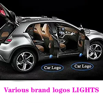 YSY 2pcs/veliko LED Avtomobilska vrata, dobrodošli svetlobe z dovoljenjem led avto laser projektor Logotip Duha Sence Svetlobe