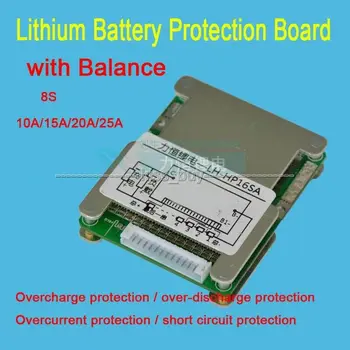 NOVO 8S 24V 15A /20A / 25A LifePO4 Baterija Litij-Protection Board W/ Bilance 8 3.2 CELICE V X 8 ZA električno kolo