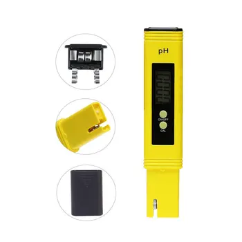 Prinaša dobička LCD Digitalni PH Meter Tester Pero Obseg 0.0-14.0 pH Natančnost 0,1 za Akvarij Bazen z Vodo samodejno umerjanje