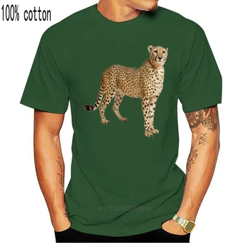 Cheetah Otroci T-Shirt Otrok Fantje Dekleta Unisex Vrh(5)