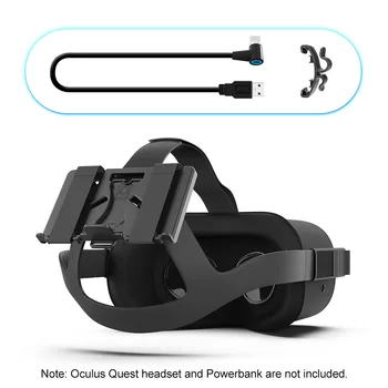 Gaming Določitvi Stojalo VR Pribor Trak Prenosni Gori Powerbank Nosilec Nastavljiv Zadnji Posnetek S Izvijač Za Oculus Quest