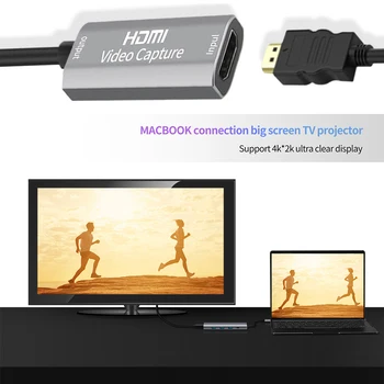 Grabežljivac Video Kartice Konferenca USB Online Poučevanja Avdio Oddaja 1080P 60fps Visoke Hitrosti HD 4K Pretvornik Sestanek