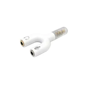 U Tip Ac Dvojno 3,5 MM izhod za Slušalke Priključite Avdio Kabli Razdelilniki Mikrofon 2 v 1 Vrtljiv Priključek za Pametni telefon MP3 MP4 Predvajalnik
