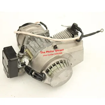 2-T 47cc 49cc Pocket Bike Motor Motor za Mini Dirt Bike mini smučeh, motor, motorno kolo, Električni zagon motorja