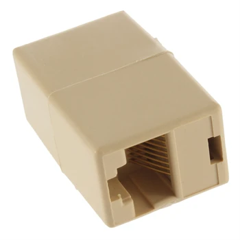 Strokovno majhnosti RJ45 za CAT5 Kabel Ethernet LAN Vrata 1 do 1 Socket Splitter Priključek za Napajalnik