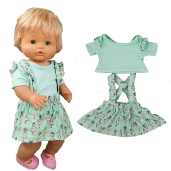 16-inch prerojeni baby doll obleko šport majica Nenuco Ropa y su Hermanita lutka kostume pe obleko