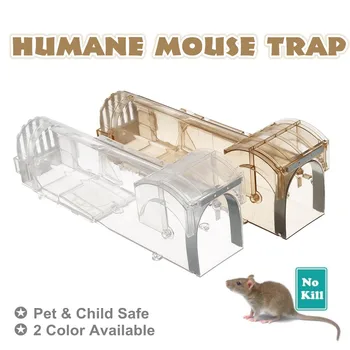 Za večkratno uporabo Smart Mouse Trap Humano Jasno, Plastika Ne Ubiti Glodavci Miši Catcher Piege Podgana Živo Past za uporabo v Zaprtih prostorih na Prostem za zatiranje Škodljivcev
