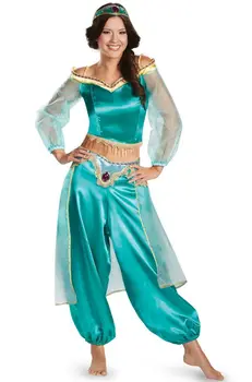 Princesa Kostum za Odrasle Otroci Arabskem Trebuh Plesalka Kostum princesa jasmina Seksi jasmina aladdin hlače ženske kopalke cosplay