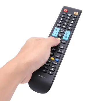 Črna Plastika daljinskem upravljalniku TV-sprejemnika Televizijske Krmilnik Zamenjava za Samsung izdelek RM-D1078 in 1 230X45X20mm