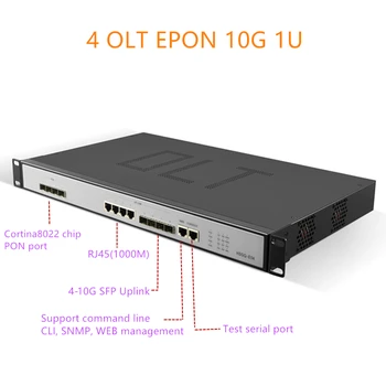 4/8G/EPON OLT 4/8 PON 4 SFP 1.25 G/10 G SC Odprite programsko opremo za SPLETNO upravljanje SFP PX20+ PX20++ PX20+++/C+/C++ VMESNIK za Odpiranje programske opreme