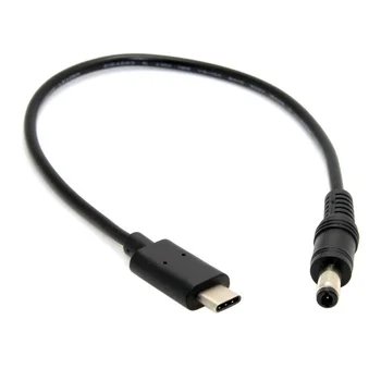 20 cm USB 3.1 Vrste C, USB-C, DC 5.5 2,5 mm Vtič Razširitev Polnjenje Kabel za Apple Nov Prenosnik