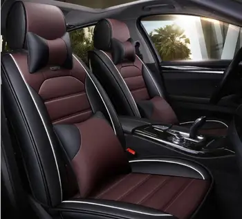 PU avtomobilskih sedežnih prevlek celoti obdan sedež za Toyota Volkswagen Suzuki Kia Mazda Mitsubishi Audi NISSAN sedežne blazine avto styling