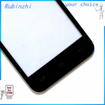 RUBINZHI S Trakom Moible telefon na Dotik Zaslon na Dotik Senzor na Dotik Za Micromax Vijakov Q346 zaslon na Dotik, Sprednji Stekleni Deli