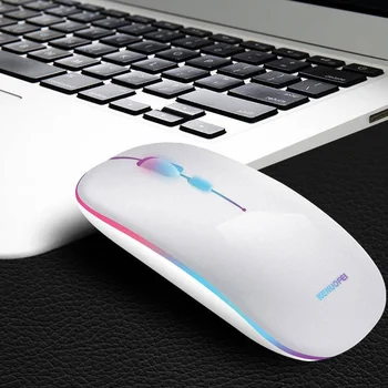 K1 2.4 G Brezžični USB, Ergonomska LED Osvetlitev Izključi Gaming Miška za MacBook RAČUNALNIK