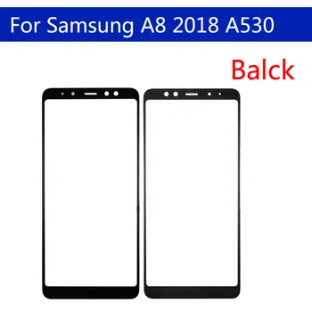 10pcs\veliko Za Samsung Galaxy A8 2018 A530 A530F A530X A530N A8+ Plus A730F, Zaslon na Dotik, Sprednji Plošči Stekla Spredaj Zunanji Objektiv