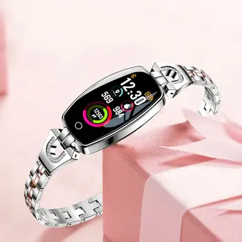 Luksuzni smart manšeta za ženske, Šport, Fitnes tracker zapestnica Srčnega utripa smart band najboljše darilo za dekle Xiaomi iphone
