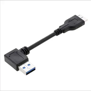 Brezplačna dostava Proizvajalci debelo USB3.0 podatki skladu AM / microB NA strani 90 stopinjski ovinek, da se prepreči škoda na vtičnico