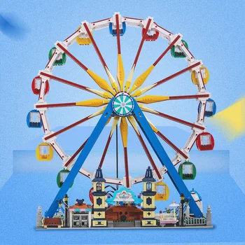 Plesni Kralj Gradnike, Ustvarjalne Igrače App Motorizirana Ferris Wheel Sestavljanje Modelov Opeke Otroci Izobraževalne Igrače, Božična Darila