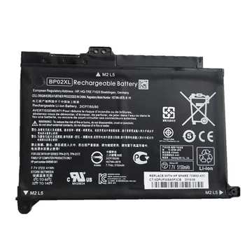 7.7 V 41Wh Brande Novo Izvirno Laptop Baterije BP02XL za HP TZN-Q172 Q175 15-AU156TX AU162TX Baterije Prenosnika