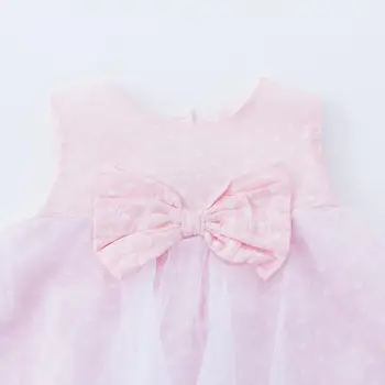 Bornbay dekle obleko romantično očesa princesa obleko sweet baby dekle poletno obleko brez rokavov oblačila dekle, mehka obleka otroci oblačila