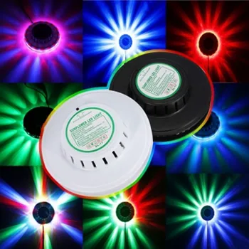 Nov RGB 8W LED Razsvetljavo Za Stranke Disco DJ Bar Žarnice za Razsvetljavo z drobno paket DHL Brezplačno!!!