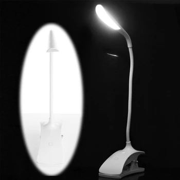 Prilagodljivi LED Bralna Lučka za Polnjenje Posnetek-na Posteljo Tabela Namizno Svetilko Študija Poleg
