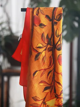Headscarf Foulard Hidžab Šal Ženske Luksuzni Pure Svilena Ruta Luxe Kvadratnih Bufanda Oblikovalec blagovne Znamke Šal Zaviti Ruto 50x50cm