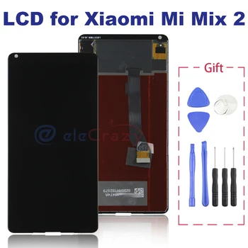 Premium Kakovost za Xiaomi Mi Mix 2 Mix2 LCD Zaslonu in se dotaknite Računalnike Montaža z okvirjem Zamenjava Kit Testirani
