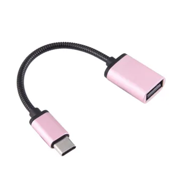 Kovinski USB C 3.1 Tip C Moški Na USB Ženski OTG Sinhronizacijo Podatkov Pretvornik Kabel Visoke Hitrosti certified Mobilni Telefon Pribor