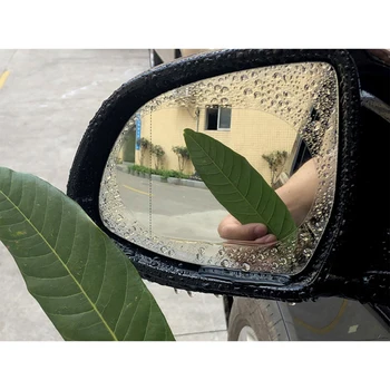 Novo 1 Par Avto Anti Vode Megle Film Anti Meglo Premaz Rainproof Hidrofobne Rearview Mirror Zaščitno Folijo
