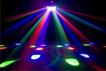 1pc Mini LED Dvojno Derby Luč za STUDIO klub del fazi KTV ples bar liminaires gledališče cyclorama illuminacion razsvetljavo