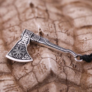 Dawapara Viking Nakit Valknut In Vegvisir Trojice Kompas Sekira, Ogrlico, Obesek, Punk Amulet