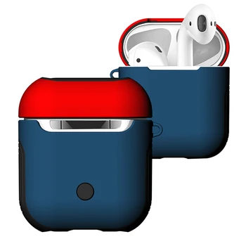 Trde Plastike Slušalke Primeru Za Apple AirPods Kritje Brezžične Bluetooth Slušalke Zraka Stroki Torbica Zaščitna Torbica Dodatna Oprema