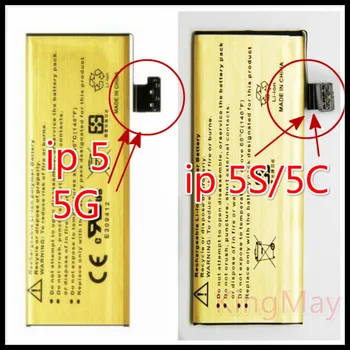 Hot-prodaja bateria iphone 5 Zero-cikel Visoka Zmogljivost Zlati baterije za iPhone 5 baterije za baterije iphone5