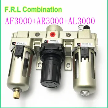 AC3000-02 AC3000-02D AC3000-03 AC3000-03D Pnevmatski Air Filter Regulator Kombinacija F. R. L Treh Unije Zraka Vir Zdravljenje