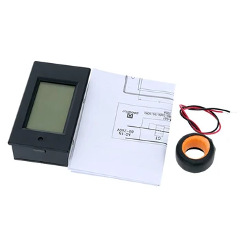 Digitalni LCD Trenutno Napetost Aktivna Power Energy Odkrivanje Tester Multi-funkcionalne Voltmeter z Induktor