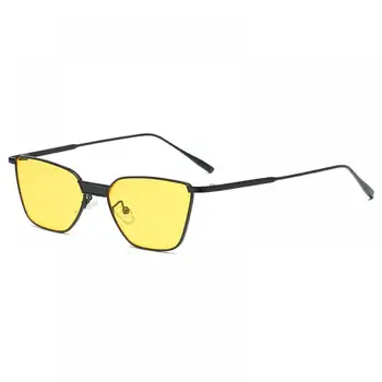 LongKeeper 2020 Nov Kvadratni sončna Očala Ženske Modne blagovne Znamke v Majhnih Kovinskih Mačka Oči, sončna Očala Moški Letnik Očala Oculos de sol