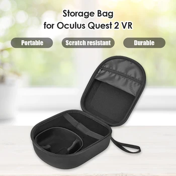 Potovanja Prenosni Zaščitna torbica EVA za Trdi kovček za Oculus Quest 2 VR Slušalke Krmilnik Shranjevanje Primera