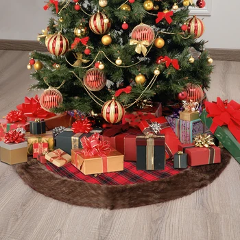 Božično Drevo Krilo Drevo Krilo Božični Okraski Počitnice Debele Plišastih Rob, Drevo Okraski Božič Gospodinjski Pribor