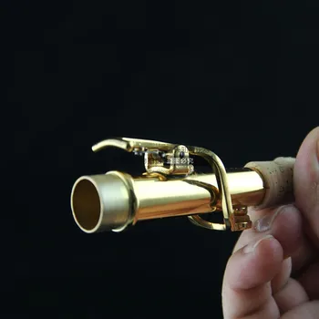 Sopranistka B-ravno Saksofon Sax Bend Vratu Medenina Material 16,8 mm Saksofon Opremo