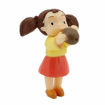 Hayao Miyazaki Animirani Film Znak Malo Dekle Srčkan Lutka DIY Bonsaj Dekoracijo Figur figuric Otroci Igrače Dom Dekor