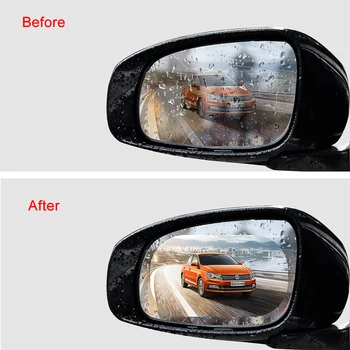 2Pcs Avto rearview mirror nepremočljiva in anti-fog film za Mercedes Benz W204 W210 W211 C350 CL550 E200 E350 E550 ML350 M