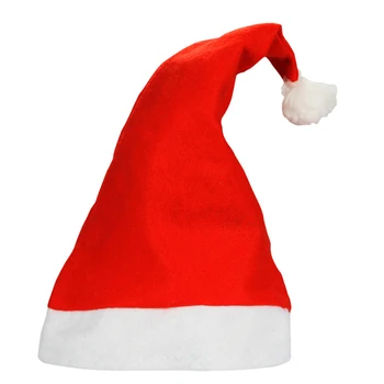 Božič Rdeče Klasičnih Santa Klobuki Tradicionalnih Santa Claus Skp za Kostum Stranka Počitnice VJ-Spusti