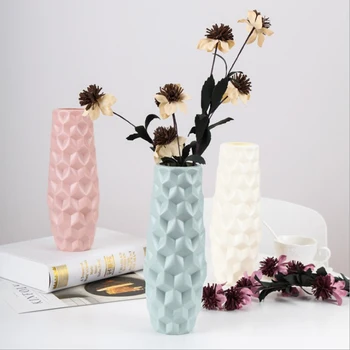Cvet Vazo Dekoracijo Doma Vaza Bela Imitacije Keramični Cvetlični Lonec Cvetlični Košarico Nordijska Dekoracijo Vaze za Rože