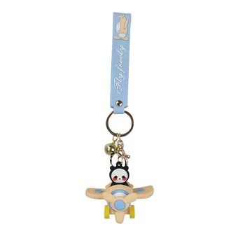 Strip Disney Minnie Mickey Keychain Oglejte Letalo Srčkan Lutka obeskom za ključe Obesek Nekaj Dodatki Majhno Darilo Debelo Keyring