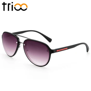 TRIOO UV400 Zaščito sončna Očala za moške Kul blagovne Znamke Rdečo Črto Design sončna Očala Moška Unisex Trending lunette de soleil femme