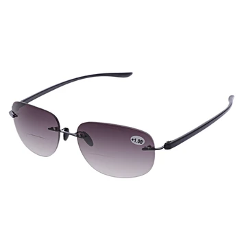 Nova Zunanja Rimless Ribolov Bifocal Obravnavi Očala sončna Očala Bralci +1.0 +3.5 Oculos de leitura, Branje Očala Moških #